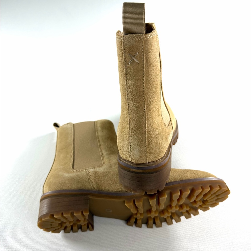 QUINCE Italian Suede Chelsea Boot Size 7, 8 & 9 Color Desert NEW - Picture 4 of 5